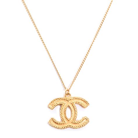 14k gold chanel pendant|Chanel gold necklaces for women.